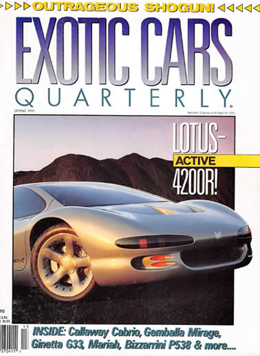 Exotic Cars Quarterly: May, 1991